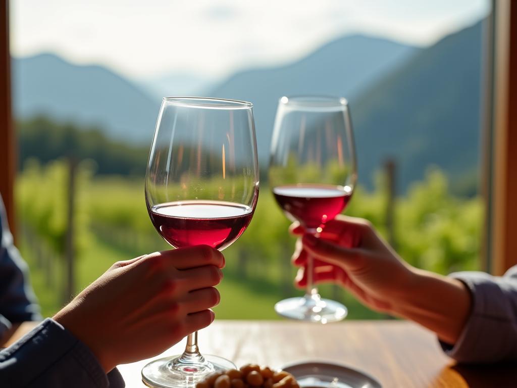 Alpine Kulinarik und Weinverkostung